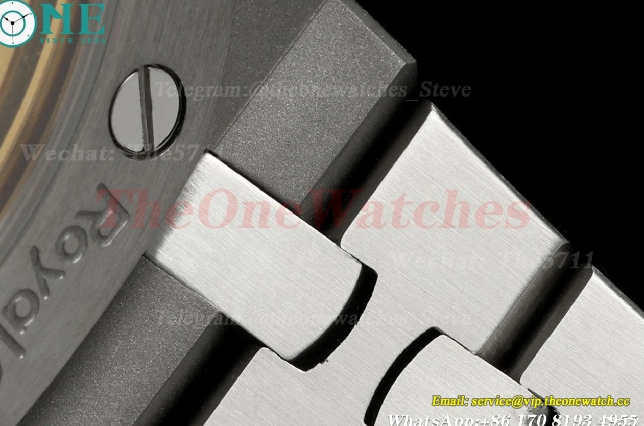 Clone TKF SS A4302 41mm White Dial Oak 15500 SS Royal Super 0227